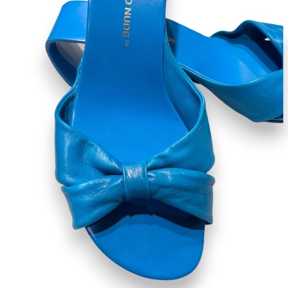United Nude Mobius Bow Sandals – Bright Blue – Size 39 - Picture 3 of 6